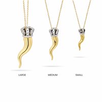 Halskette CikOrefice Gioielli Dame in Gold Diamante 0.38 Ct CKHCOAUB008 - CKHCOAUB008